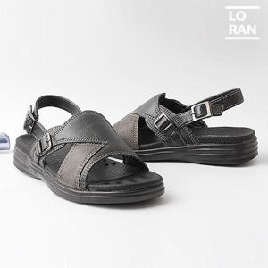 [디자이어로즈][로런] 남성 여름 버클장식 정장 가죽샌들 MS5004