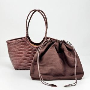 [아도라하우스]어반백 여성메쉬백 드래곤백 가죽 메쉬 토트백URB