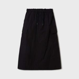 [후아유] Nylon Cotton Cargo Long Skirt  WHWHF2552F