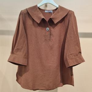 라티움 HC34 신축성좋은구김덜한앞반오픈7부소매 블라우스 T2621bl02