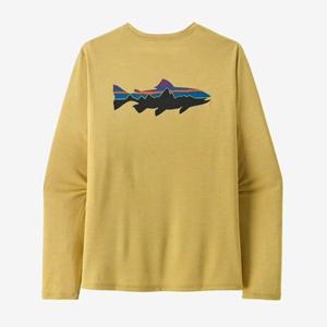 45452R5 멘즈 롱-슬리브드 캐필린 쿨 데일리 티셔츠 피츠로이 트라우트 Capilene Cool PG