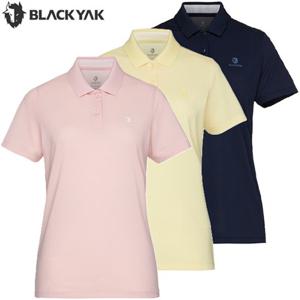 블랙야크 여성 여름 아웃도어 등산 냉감 반팔티셔츠 아이스넥 카라 반팔티 1BYKTMV503