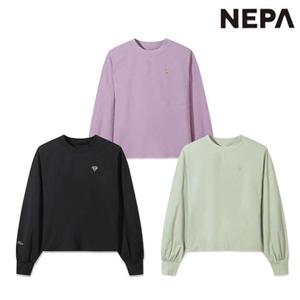 네파 7M25341 여성 봄 여름 긴팔 라운드 티셔츠 그린마인드 글램 티셔츠