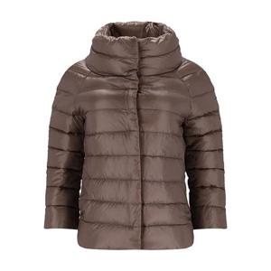 에르노 패딩 PI0046DIC 12017Z 2600 소피아 퍼넬넥 미니 케이프 구스 다운 여성패딩