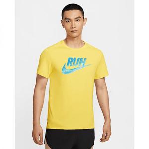 나이키 마일러 런 에너지 남성 드라이 핏 반팔 러닝 탑 - 라이트닝 HJ3565-718 274765