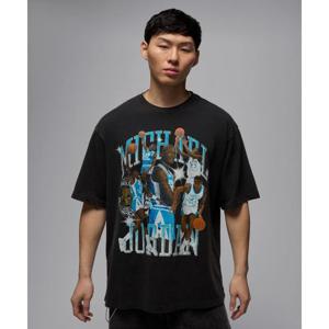 나이키 조던 플라이트 에센셜 그래픽 티셔츠 M - 블랙다크 파우더 블루 HQ8940-010 247539