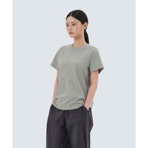 스노우피크 SNOWPEAK APPAREL 퀵드라이 여성 베이직 반팔 티셔츠 (S25MWTTS13) Smog Khaki S25MWTTS13SK 337846