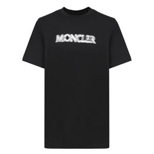 25SS 몽클레어 반팔 티셔츠 8C0000589A17999 BLACK DOM