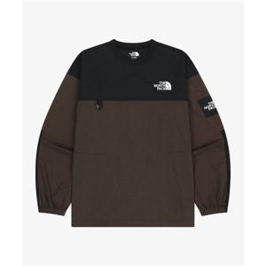 노스페이스 NM5MR57L 화이트라벨 알바니 EX 크루넥 DARK BROWN 254558