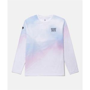 데상트 오버핏 그래픽 긴팔 티셔츠 프린트(SQ123UTL31) SQ123UTL31_PRNT 359961