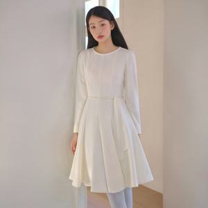 [케네스 레이디]진주 타이 플레어 원피스[서수민 착용] (EMWOPQC020)