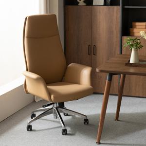 클레어 중역 책상의자 회전 가죽 사장님 임원 사무용의자