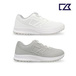 커터앤벅 남성 스트라이프 패턴 고무성형 다이얼 골프화 - CBM6AGS3321