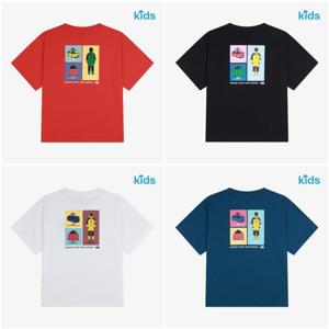 NT7US08 키즈 엠블럼 아카이브 반팔 티