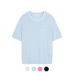 [폴햄][폴햄] 여성 원더쿨 부클 반팔 니트_PHF2ER2010