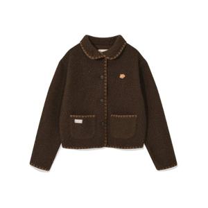 와키윌리 우먼스 시어링 스티치 자켓 B1 WA2503JK66 BR BE