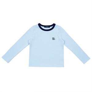 [티파니(백)]BL 콤비 배색 골지 티(T54KBT030)