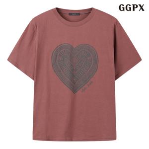 GGPX 데일리 프린팅 라운드넥 반팔 티셔츠 (GQALW009D)