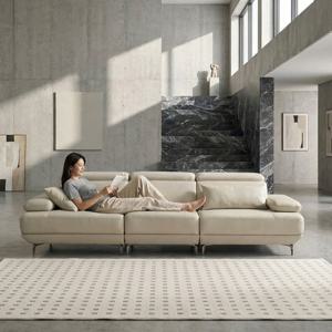 세인트블랑 퓨어케어 실리콘 비건 가죽 이지클린 모듈형 소파 sk 4인용