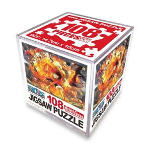[하비스]직소퍼즐 애니 원피스 미니 큐브 불굴의 투지 108피스