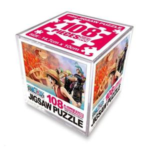 [하비스]직소퍼즐 애니 원피스 미니 큐브 안녕 메리 108피스