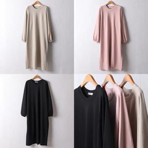 [강물처럼]위쉬몰 LY 나그랑뒷트임롱원피스(I131H404) 빅사이즈