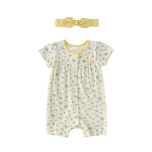 밍크뮤 [YE] 블루밍인견SET반팔우주복  36370-041-24