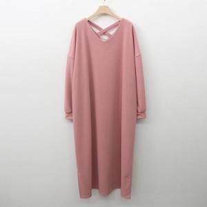 [강물처럼]아이우먼 양브이넥엑스끈원피스 NOK250M402 빅사이즈