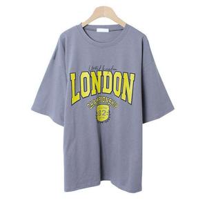 [강물처럼]아이우먼 런던루즈캐주얼반팔티 BUO171M402 빅사이즈