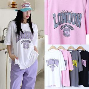 [강물처럼]위쉬몰 BU 런던스루즈박스반팔티(O171H402) 빅사이즈