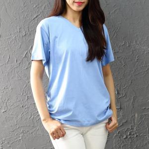 [강물처럼]빅사이즈사랑해요 w045L401 30브이반팔티 PC (1248627