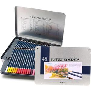 [문구] 문화 넥스프로 수채 색연필 48색 틴케이스 MB