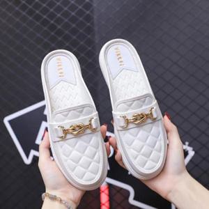 [패션] 여성 데일리 레더 퀄팅 뮬 블로퍼 LK-BL01