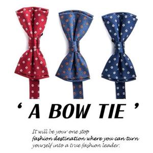 BITE-12 라인포인트 네이비 심플 보타이 Family SET 리즈코