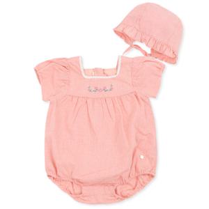 [오가닉맘]라인체크반소바디수트- MJMTQS04