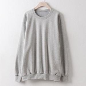 [강물처럼]아이우먼 쫀쫀시보리맨투맨 PCw019M501 빅사이즈 (290