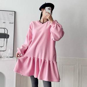 [강물처럼]아이우먼 하이유프릴기모원피스 MAT586M412 빅사이즈