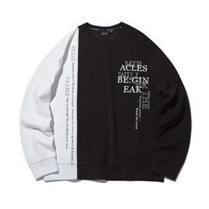 남성 세로절개배색맨투맨 ITW3TM08AWH (화이트)