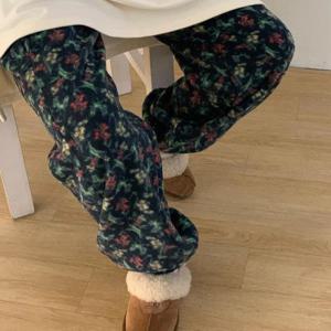 [강물처럼]아이우먼 윈터플라워밴딩통팬츠 MOT604M412 빅사이즈