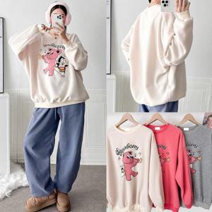 [강물처럼]위쉬몰 MA 뮤지션캐릭나염맨투맨(T606H412) 빅사이즈