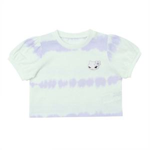 [프렌치캣(백)]WH 물나염 크롭 T.S(Q42DKT400)