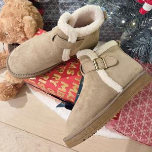 [디자이어로즈][디자이어로즈] 여자 겨울 스웨이드 털 방한부츠