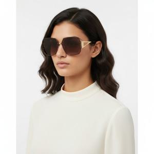 보테가베네타 보테가 베네타  선글라스 BV1085SA 002 스퀘어 메탈 아시안핏 자외선차단