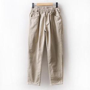 [강물처럼]아이우먼 본딩기모코튼팬츠 LO7928M501 빅사이즈 (290