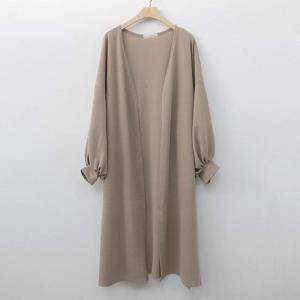 [강물처럼]아이우먼 리버퍼플오픈롱가디건 NOK232M501 빅사이즈