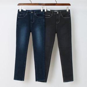 [강물처럼]빅사이즈사랑해요 Q191L401 쫀쫀스판기모데님스키니 L