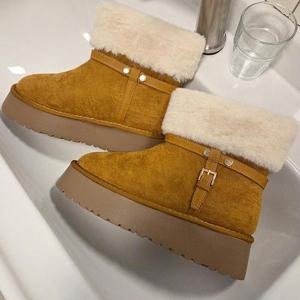 [디자이어로즈][디자이어로즈] 여성 겨울털신 털방한화 털부츠 (