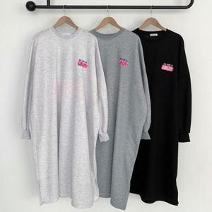 [강물처럼]빅사이즈사랑해요 Q434L401 킵케리오버핏나염원피스 N