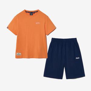 [휠라키즈] 베이직 싱글 상하세트 (FK2FSH2101X_CRB)