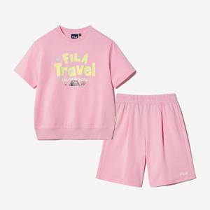 [휠라키즈] Travel club 하프 상하세트 (FK2FSH2402X_SUP)